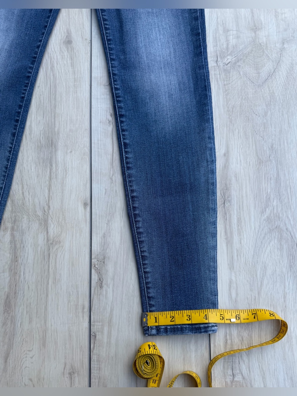 Kut from the Kloth Blue High Rise Skinny Jeans 4R Minimalist Y2K Baddie Mobwife - Picture 8 of 10